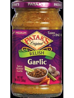Patak's Garlic Relish 10.6 OZ / 300 Gms