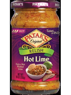 Patak's Hot Lime Relish 10 OZ / 283 Gms
