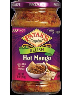 Patak's Hot Mango Relish 10 OZ / 283 Gms
