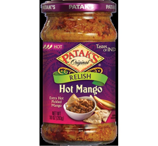 Patak's Hot Mango Relish 10 OZ / 283 Gms
